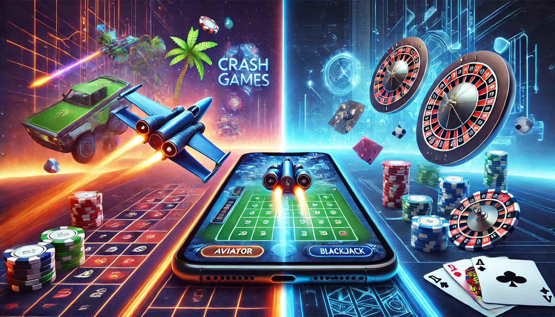Crash Games proti namiznim igram image