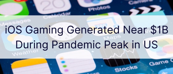 Igre za iOS so med vrhuncem pandemije v ZDA ustvarile skoraj 1 milijardo dolarjev
